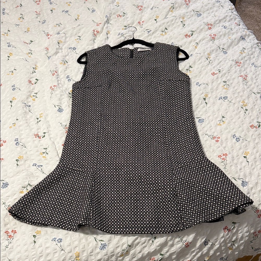 Valleygirl Black and White Mini Dress